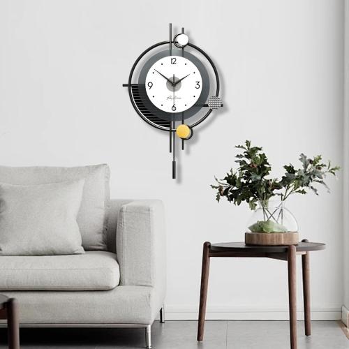 Présentation de Présentation Horloge Murale Silencieuse TWFJEL, Style Nordique Minimaliste