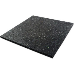 Tapis Anti Vibrations Noir, Absorption Bruit, Découpable en situation