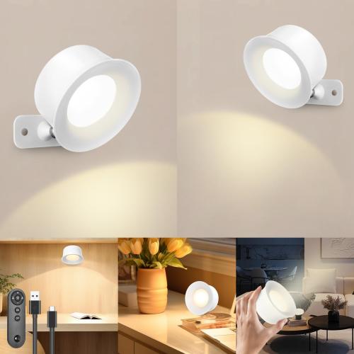 Présentation de Présentation Lumières LED Intérieur, 2 Pièces, Télécommande, Blanc