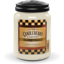 Présentation Bougie en pot Noix de Coco, The Candleberry Company