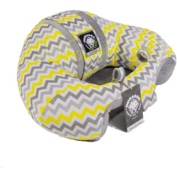 Présentation Chaise assise enfant Hugaboo, Chevron jaune, confort