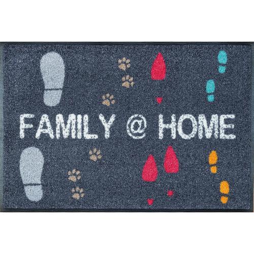 Présentation de Présentation Tapis Wash Dry Multicolore, Surface Nylon, Semelle Caoutchouc