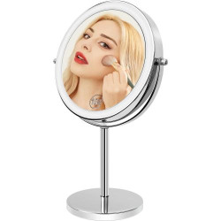 Présentation Miroir maquillage lumineux LEDeeLED, grossissant 1x 10x