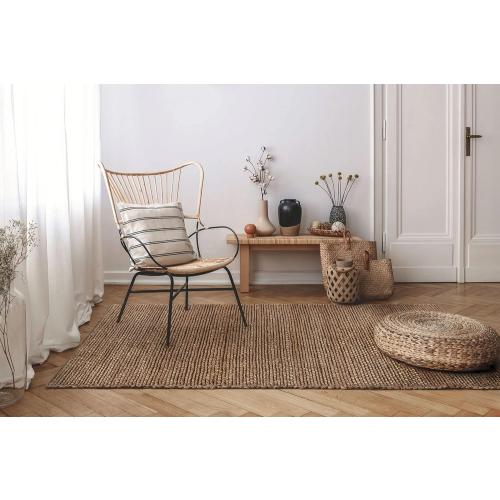 Présentation de Tapis de Jute Giralda, Fibre Naturelle, Doux, Résistant en situation