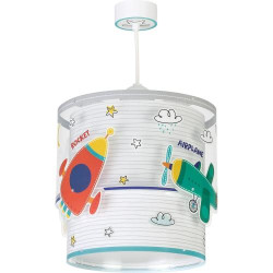 Présentation Dalber Lampe Suspension Enfant Voitures Avions 61682