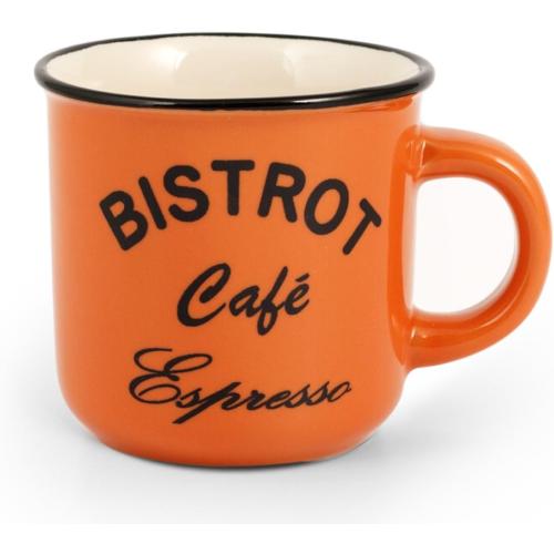 Présentation de Home Gres, 6 tasses café stoneware bistrot en situation