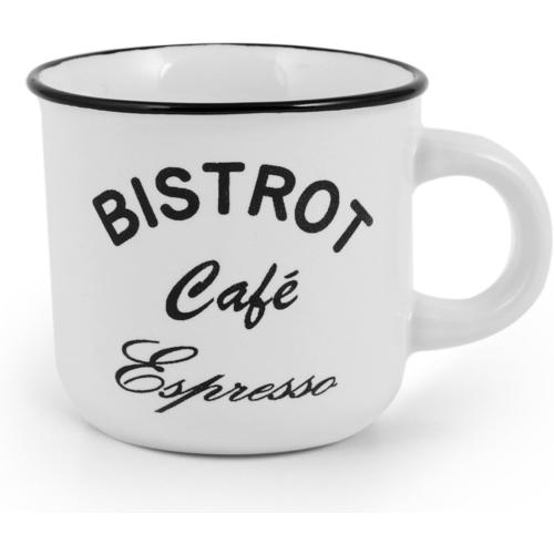 Présentation de Zoom sur Home Gres, 6 tasses café stoneware bistrot