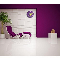 Horloge Murale TFA 60.3015.11 Couleur Lilas en situation