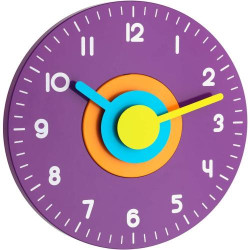 Présentation Horloge Murale TFA 60.3015.11 Couleur Lilas