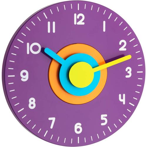 Présentation de Présentation Horloge Murale TFA 60.3015.11 Couleur Lilas