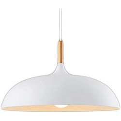 Présentation Plafonnier E27 Blanc Vernis, Luminaire Contemporain, Suspension Lampe Moderne