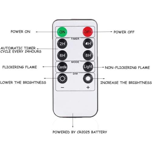 Présentation de Zoom sur Bougies chauffe-plat LED, télécommande, décoration festive