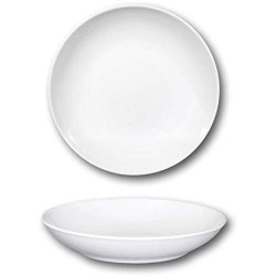 Présentation Assiette couscous porcelaine blanche Napoli, design élégant