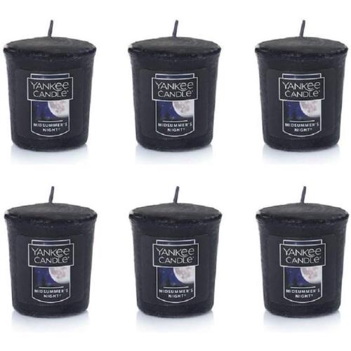 Présentation de Présentation Bougies votives Midsummer Night, Lot de 6, Yankee Candle