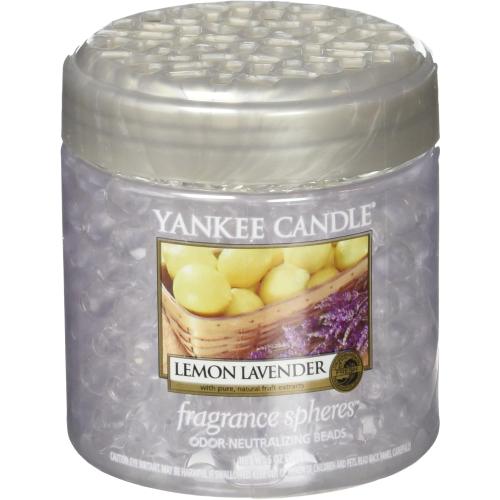 Présentation de Présentation Yankee Candle Bougie parfumée Citron Lavande Spheres