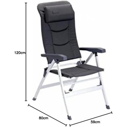 Présentation de Fauteuil Confort Isabella 601 253, Gris Foncé en situation