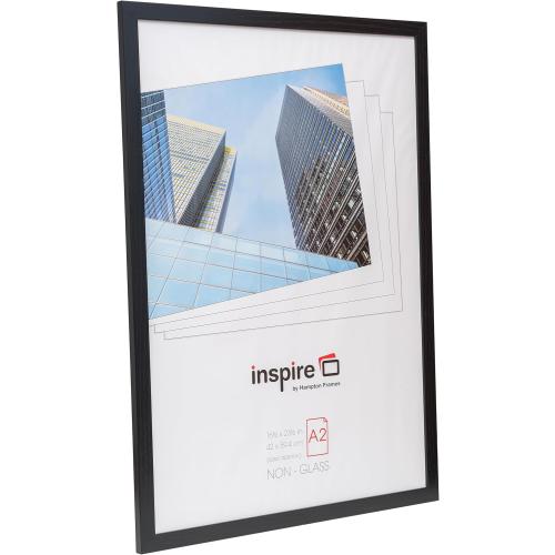 Présentation de Zoom sur Cadre photo plexiglas noir Hampton Frames Oxford 42x59 cm