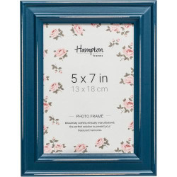 Présentation Cadre Photo Bois Vieilli Bleu Sarcelle Hampton Frames