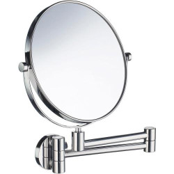 Présentation Miroir Rasage Maquillage SMEDBO Bras Oscillant Acier Chrome