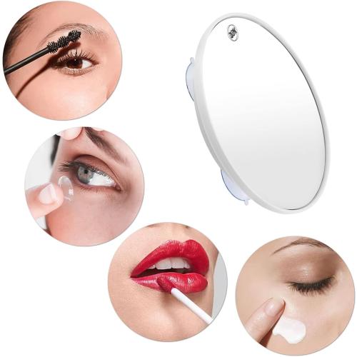 Présentation de Zoom sur Miroir Maquillage Rayong 10x, Ventouses, Salle de Bain