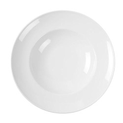 Présentation Assiette à Pâtes Hendi, Porcelaine Blanche, Résistante