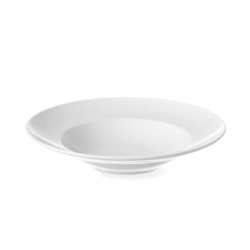 Présentation de Zoom sur Assiette à Pâtes Hendi, Porcelaine Blanche, Résistante