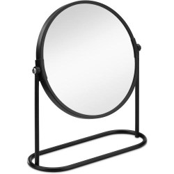 Présentation Miroir Cosmétique Rotatif Double Face Navaris, Grossissant