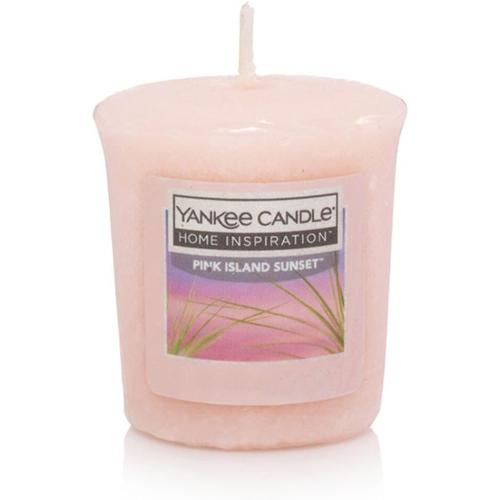 Présentation de YANKEE CANDLE 4 Bougies Votives, Cadeau Femme Noël en situation