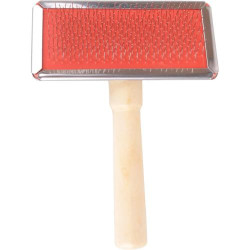 Présentation Brosse à tapis en bois Snugrugs, peau de mouton, naturel