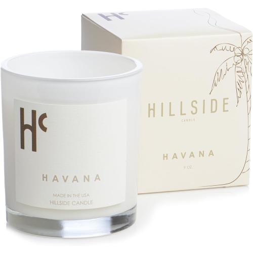 Présentation de Zoom sur Bougies parfumées Hillside Candle Havana, luxe automnal