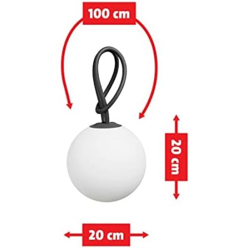 Présentation de Zoom sur Lampe Suspendue Fatboy Bolleke Ant: Rechargeable USB pour Extérieur