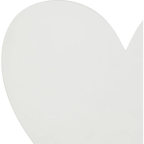 Présentation de Zoom sur Miroir acrylique coeur Mungai, décoration moderne élégante