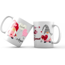 Présentation Tasses de Noël personnalisées, cadeau spécial, lot de 2