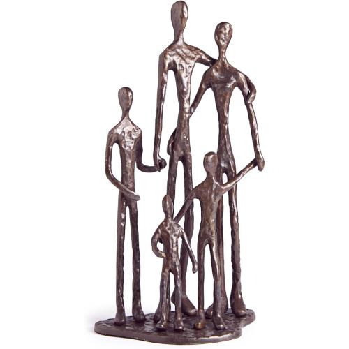 Présentation de Présentation Danya B, Étagère Sculpture Métal, Famille Cinq Personnes