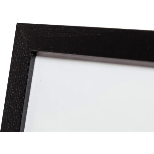 Présentation de Zoom sur Cadre photo carre plexiglas noir Hampton Frames