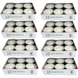 Présentation Bougies chauffe-plat XXL Jumbo, lot 96, idéal blackout