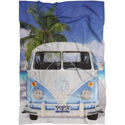 Tapis Volkswagen Bulli, design original, polaire doux en situation