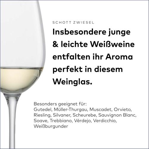 Présentation de Zoom sur Verres à vin blanc Schott Zwiesel Classico, lot de 6