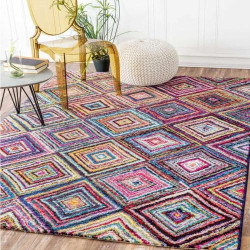 Tapis Salon Multicolore Rectangulaire 160x230cm 2623 en situation