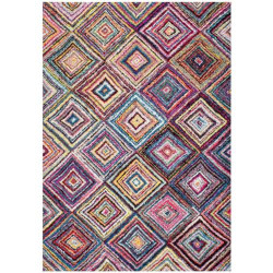 Présentation Tapis Salon Multicolore Rectangulaire 160x230cm 2623