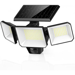 Présentation FOMYHEARD Lampe Solaire Extérieur, 229 LEDs, Détecteur Mouvement