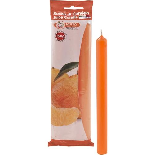 Présentation de Présentation Bougies parfumées Fruits Cereria di Giorgio, Cire Orange