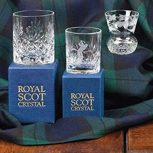 Présentation de Zoom sur Royal Scot Crystal Verre à Shot Kintyre, Cristal Écossais