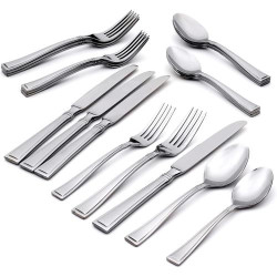 Présentation Oneida 20PC Butler Sets, Argent, Couverts Élégants