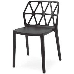 Présentation Chaises Design CONNUBIA ALCHEMIA Polypropylène Lot de 4 - Noir