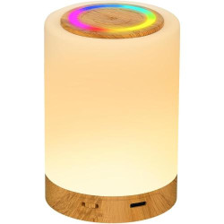 Présentation Lampe Chevet Tactile LED ZOVHYYA, 11 Couleurs Rechargeable