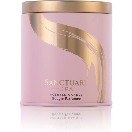 Présentation de Présentation Bougie Sanctuary Spa Pamplemousse Rose Parfumée Luxe