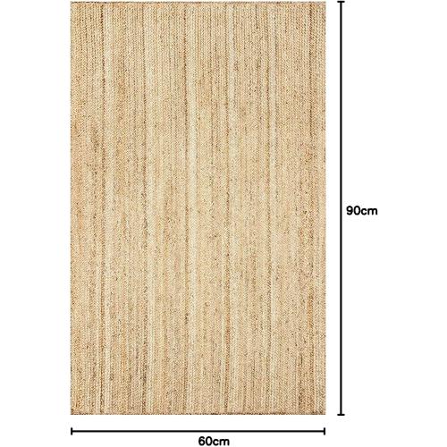 Présentation de Présentation Tapis Jute Naturel Fait Main Ripaz, Décoration Intérieure