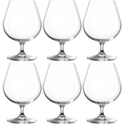 Présentation Set 6 Verres Cognac Leonardo, Ciao, Élégance Verre