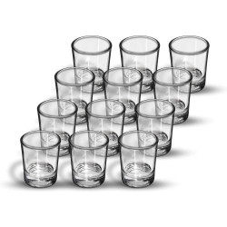 SIXBY 12 Verres Shooter, Verres à Shot Lavables en situation